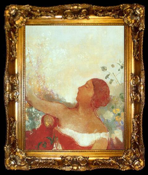 framed  Odilon Redon The Predestined Child, ta009-2